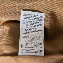 Pre Owned Stella McCartney Light Brown Wool Singe Breasted Blazer L