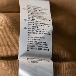 Pre Owned Stella McCartney Light Brown Wool Singe Breasted Blazer L