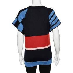 Stella McCartney Multicolor Wool & Cotton Oversized Sweater M