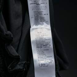 مملوكة مسبقًا جاكيت ستيلا مكارتني بومبير قطيقة أسود مكشكش مقاس صغير