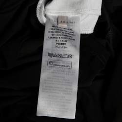 Stella McCartney Monochrome Cotton Printed Sweatshirt Dress M 