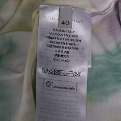 Stella McCartney Multicolored Tie-Dye Printed Cotton Short Sleeve T-Shirt S