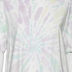 Stella McCartney Multicolored Tie-Dye Printed Cotton Short Sleeve T-Shirt S