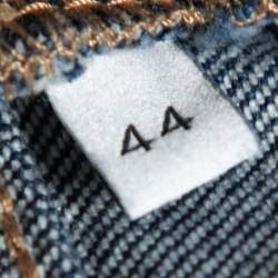 Pre Owned Stella McCartney Blue Denim Halterneck Jumpsuit M