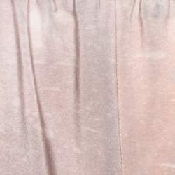 Pre Owned Stella McCartney Pink and Black Crepe Tree Printed Trouser M