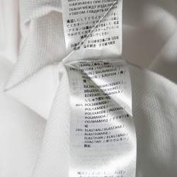 Pre Owned توب ستيلا مكارتين ي قطن أبيض مزخرف باتش مقاس وسط - ميديوم