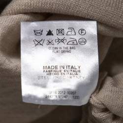 Pre Owned بلوفر ستيلا مكارتيني صوف مزخرف بيج رقبة حرف في مقاس صغير ( سمول )