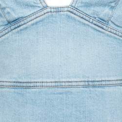 Pre Owned Stella McCartney Blue Denim Dungaree Dress S