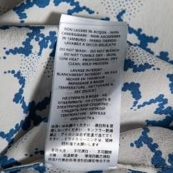 Pre Owned Stella McCartney Multicolor Printed Silk Button Front Shirt M