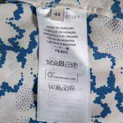 Pre Owned Stella McCartney Multicolor Printed Silk Button Front Shirt M