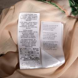 Pre Owned Stella McCartney Multicolor Parrot Printed Silk Wide Leg Pants L