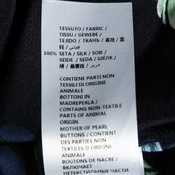 Pre Owned Stella McCartney Multicolor Parrot Printed Silk Button Front Shirt & Pant Set XS