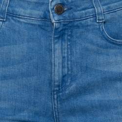 Pre Owned بنطلون جينز ستيلا مكارتني دينم أزرق واسع مقاس متوسط - ميديوم