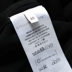 Pre Owned Stella McCartney Black Crepe Cape Back Jumpsuit S