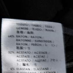 Pre Owned Stella McCartney Black Crepe Cape Back Jumpsuit S