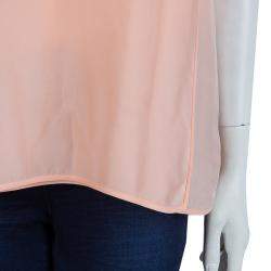 Pre Owned Stella McCartney Light Pink Sleeveless Top M