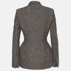 Pre Owned Stella McCartney Multicolor Tweed  Button Front Coat S
