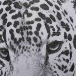 مملوكة مسبقًا توب ستيلا مكارتني قطن أبيض نقشة الفهد مقاس صغير - سمول