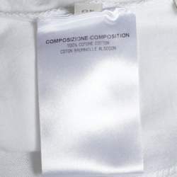 مملوكة مسبقًا توب ستيلا مكارتني قطن أبيض نقشة الفهد مقاس صغير - سمول