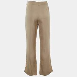 Stella McCartney Beige Cuffed Hem Trousers M