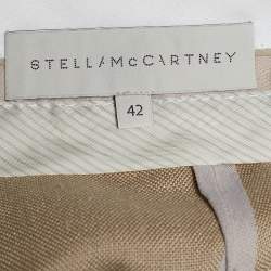 Stella McCartney Beige Cuffed Hem Trousers M