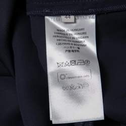 Pre Owned Stella McCartney Navy Blue Crepe Tiered Dress M