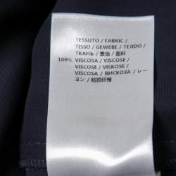 Pre Owned Stella McCartney Navy Blue Crepe Tiered Dress M