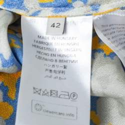 Pre Owned Stella McCartney Multicolor Printed Silk Sleeveless Blouse M