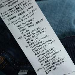 Pre Owned Stella McCartney Light Blue Lace Up Detail Denim Skirt S