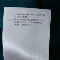 Pre Owned Stella McCartney Blue Eagle Jacquard Wool Sweater M