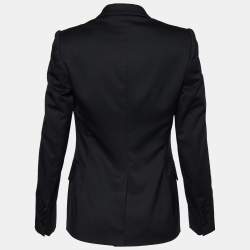 مملوكة مسبقًا Stella McCartney Black Wool Tailored Blazer S