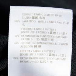 مملوكة مسبقًا Stella McCartney Black Wool Tailored Blazer S