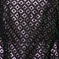 Pre Owned Stella McCartney Black Cutwork Peplum Top S