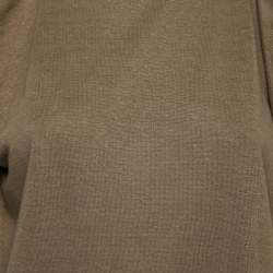 Pre Owned Stella McCartney Olive Green Linen Zip-Detail Top S
