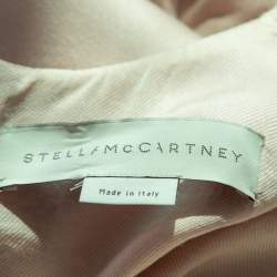 Pre Owned Stella McCartney Light Pink Floral-Embroidered Mini Dress S