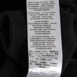 Pre Owned Stella McCartney Black Crepe Fringed Midi Dress XS