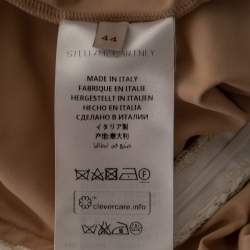 Pre Owned Stella McCartney White Lace Embroidery Detail Sleeveless Midi Dress M