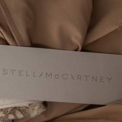 Pre Owned Stella McCartney White Lace Embroidery Detail Sleeveless Midi Dress M