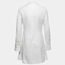 Pre Owned Stella McCartney White Cotton Collared Tennis Dress S