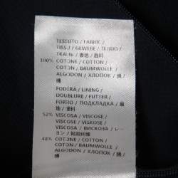 Pre Owned Stella McCartney Navy Blue Cotton Collared Tennis Dress S