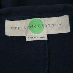 Pre Owned Stella McCartney Navy Blue Cotton Collared Tennis Dress S