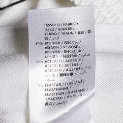 Pre Owned Stella McCartney White Crepe Tamara Trousers S