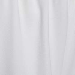Pre Owned Stella McCartney White Crepe Tamara Trousers S
