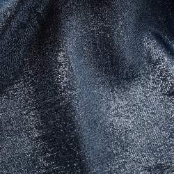 Pre Owned Stella McCartney Light Blue Metallic Lamé Jumpsuit M