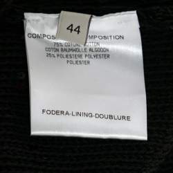 Pre Owned Stella McCartney Black Sequined Knit Tank Top M