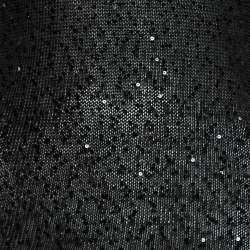 Pre Owned Stella McCartney Black Sequined Knit Tank Top M
