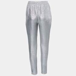 Stella McCartney Silver Lame Pants XS