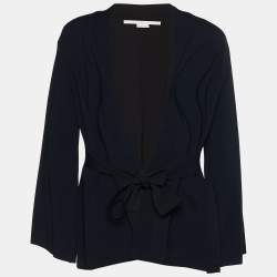 Stella McCartney Black Knit Belted Cardigan XS