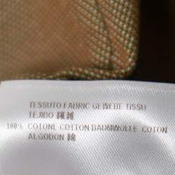 Pre Owned Stella McCartney Green Canvas Belted Vest S