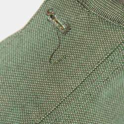 Pre Owned Stella McCartney Green Canvas Belted Vest S